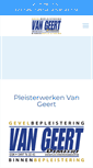 Mobile Screenshot of pleisterwerkenvangeert.be